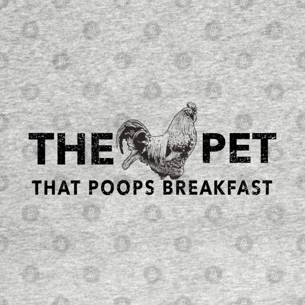 Chickens the Pet That Poops Breakfast by BaronBoutiquesStore